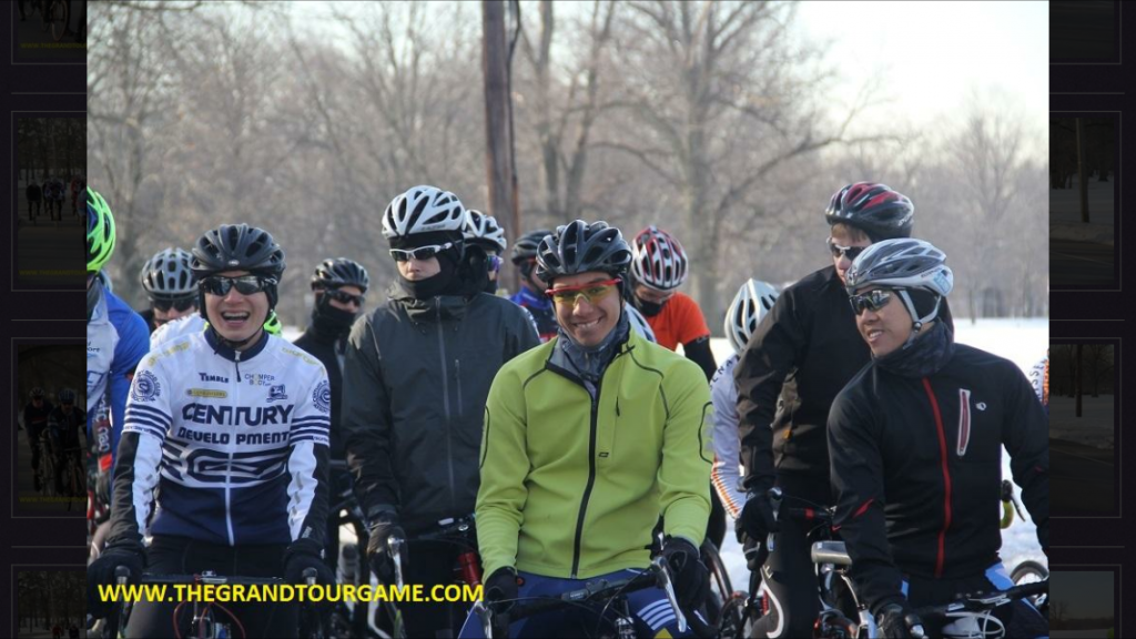 I don't remember what the race director said, but I guess it was funny...