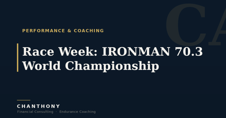 Race Week: IRONMAN 70.3 World Championship