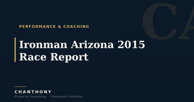 Ironman Arizona 2015 Race Report